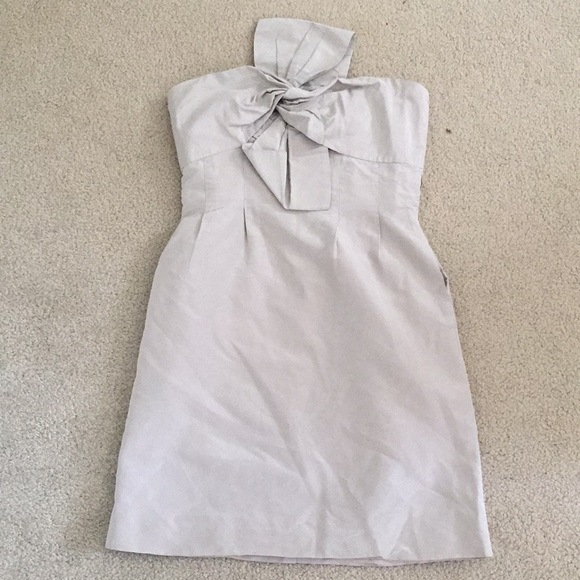 J. Crew Dresses & Skirts - Jcrew silk silver dress